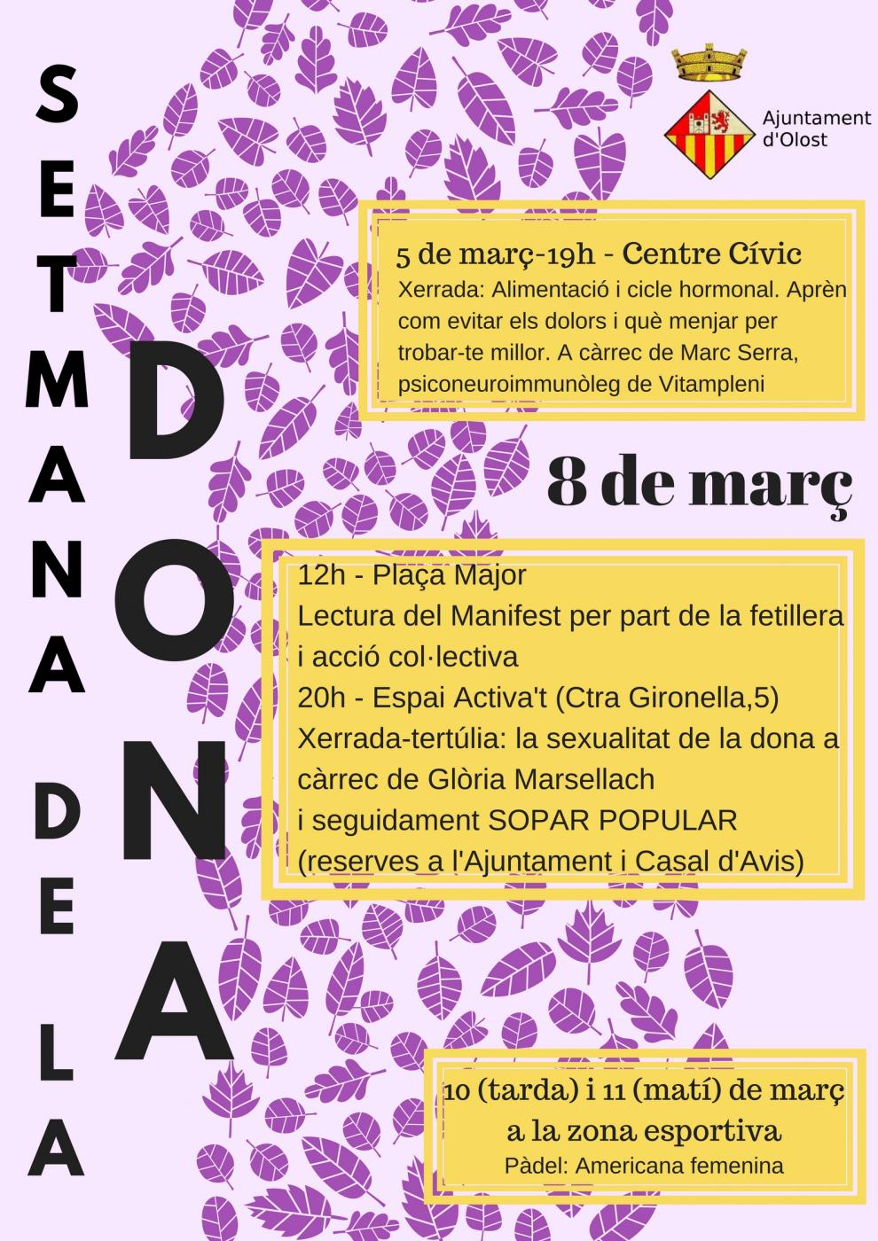 Setmana de la Dona a Olost